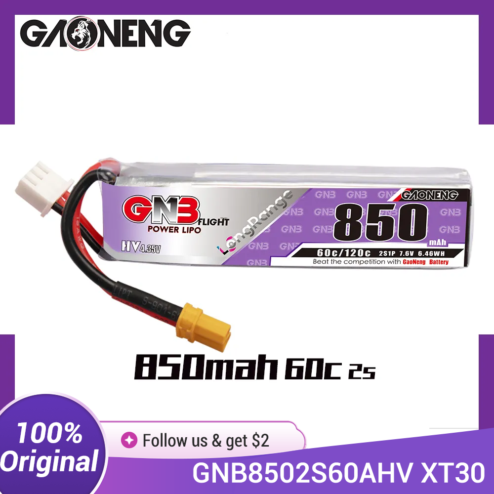GAONENG GNB LiPo-Akku 850 mAh  – Drone Kit Racing Bewertung und Preis